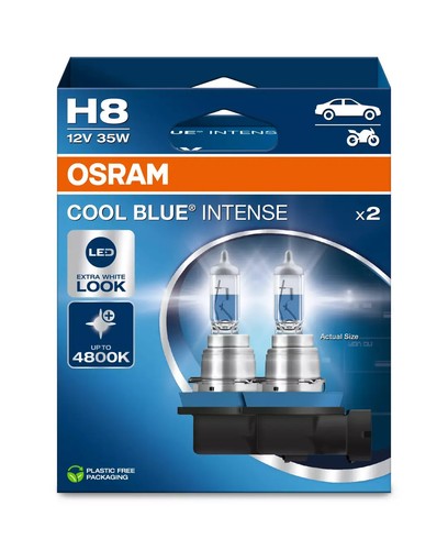 Osram cool blue intense 2er - h8,